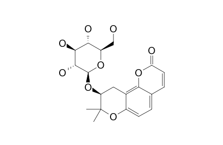 (+)-LOMATIN-3'-O-(ALPHA-L-GLUCOPYRANOSIDE);PRAEROSIDE_IV