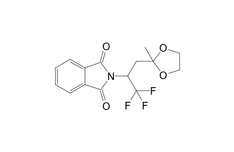 2-[1,1,1-trifluoro-3-(2-methyl-1,3-dioxolan-2-yl)propan-2-yl]isoindole-1,3-dione