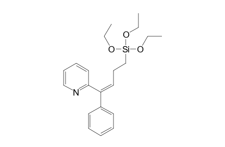 (Z)-1-Phenyl-1-pyridyl-4-triethoxysilylbut-1-ene