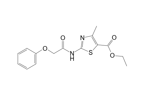 4-Methyl-5-ethoxycarbonyl-(2-phenoxyacetamido)-thiazole