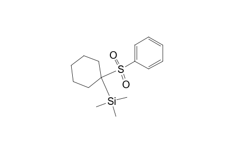 Silane, trimethyl[1-(phenylsulfonyl)cyclohexyl]-