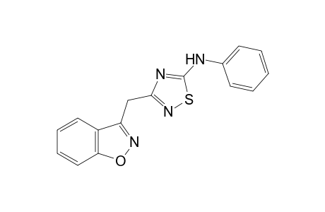 3-[(5-anilino-1,2,4-thiadiazol-3-yl)methyl]-1,2-benzisoxazole