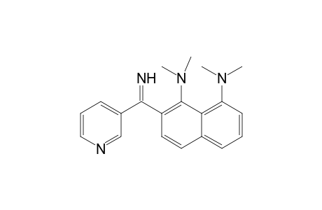 2-[Imino(pyridin-3-yl)methyl]-N1,N1,N8,N8-tetramethylnaphthalene-1,8-diamine