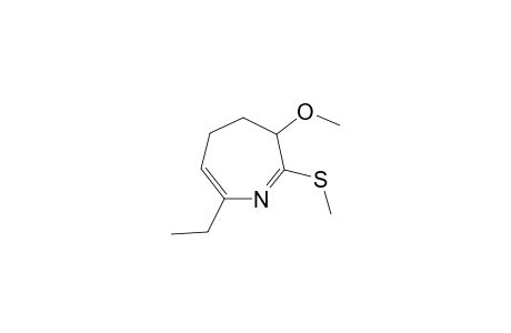3-Methoxy-7-ethyl-2-methylsulfanyl-4,5-dihydro-3H-azepine