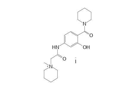 1-{{[3-HYDROXY-4-(PIPERIDINOCARBONYL)PHENYL]CARBAMOYL}METHYL}-1-METHYLPIPERIDINIUM IODIDE