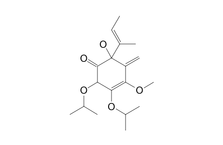 6-HYDROXY-2,3-DIISOPROPOXY-4-METHOXY-5-METHYLENE-6-[(Z)-1-METHYL-1-PROPENYL]-3-CYClOHEXEN-1-ONE