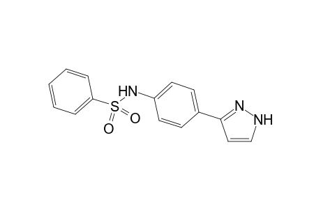 N-(4-(1H-Pyrazol-3-yl)phenyl)benzenesulfonamide