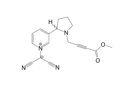 3-[2'-(N-2"-(3"'-Methoxycarbonylpropynyl)azolano]pyridinium - dicyanomethylide