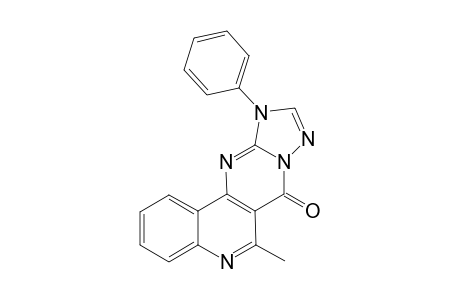 10-Methyl-3-phenyl-[1,2,4]triazolo[1,5-a]pyrimidin[5,4-c]quinolin-11(3H)-one