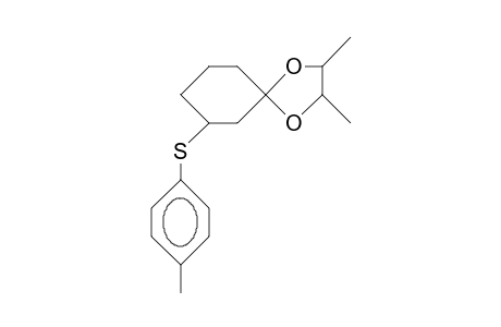 3R-(4-Tolylthio)-cyclohexanone 2R,3R-butanediol acetal