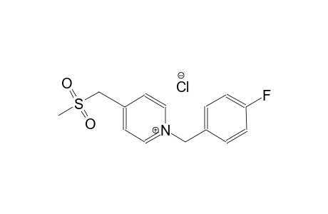 1-(4-fluorobenzyl)-4-[(methylsulfonyl)methyl]pyridinium chloride