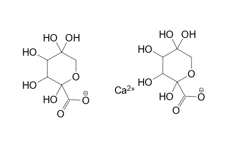 beta-D-threo-2,5-Hexodiulo-2,6-pyranosonic acid, 5-hydrate, calcium salt (2:1)
