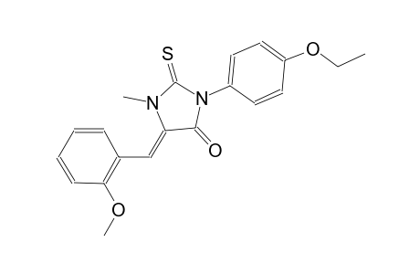 (5Z)-3-(4-ethoxyphenyl)-5-(2-methoxybenzylidene)-1-methyl-2-thioxo-4-imidazolidinone