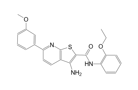 3-amino-N-(2-ethoxyphenyl)-6-(3-methoxyphenyl)thieno[2,3-b]pyridine-2-carboxamide