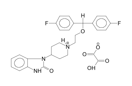 1-[2-(4,4'-DIFLUOROBENZHYDRYLOXY)ETHYL]-4-(2-OXO-2,3-DIHYDROBENZIMIDAZOL-1-YL)PIPERIDINE, OXALATE