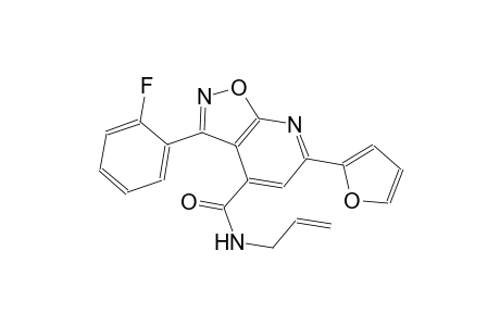 isoxazolo[5,4-b]pyridine-4-carboxamide, 3-(2-fluorophenyl)-6-(2-furanyl)-N-(2-propenyl)-