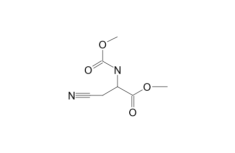 L-Alanine, 3-cyano-, N-methoxycarbonyl-, methyl ester