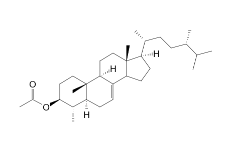 3-Acetoxy-4-methylergost-7-ene