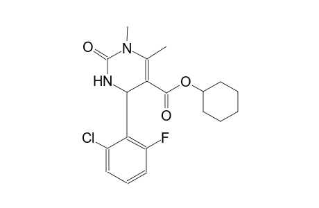 5-pyrimidinecarboxylic acid, 4-(2-chloro-6-fluorophenyl)-1,2,3,4-tetrahydro-1,6-dimethyl-2-oxo-, cyclohexyl ester