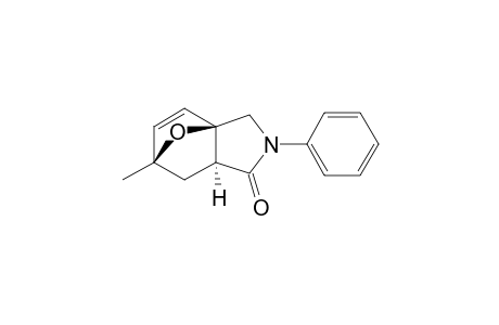 (3aR*,6R*,7aS*)-6-Methyl-2-phenyl-2,3,7,7a-tetrahydro-3a,6-epoxyisoindol-1(6H)-one