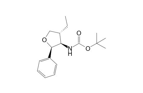 3(R*)-(N-tert-Butoxycarbonylamino)-4(R*)-ethyl-2(R*)-phenyltetrahydrofuran
