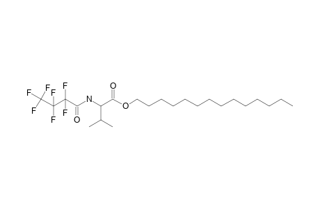 L-Valine, N-heptafluorobutyryl-, tetradecyl ester