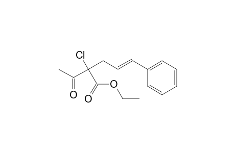 Ethyl 2-chloro-2-cinnamylacetoacetate