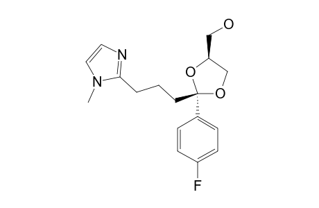 CIS-2-(4-FLUOROPHENYL)-2-[3-(1-METHYL2-IMIDAZOLYL)-PROPYL]-4-(HYDROXYMETHYL)-1,3-DIOXOLANE
