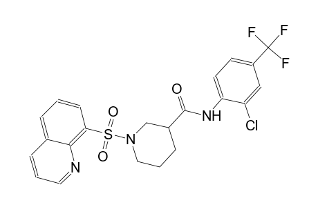 3-piperidinecarboxamide, N-[2-chloro-4-(trifluoromethyl)phenyl]-1-(8-quinolinylsulfonyl)-