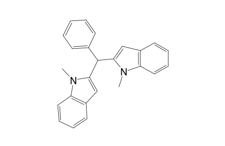 1H-indole, 2,2'-(phenylmethylene)bis[1-methyl-