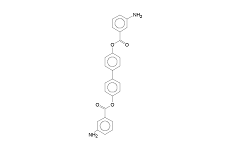 4'-[(3-Aminobenzoyl)oxy][1,1'-biphenyl]-4-yl 3-aminobenzoate