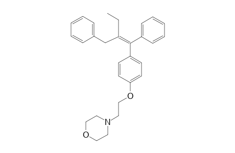 2-BENZYL-1-PHENYL-1-[4-(MORPHOLINYLETHOXY)-PHENYL]-BUT-1-ENE