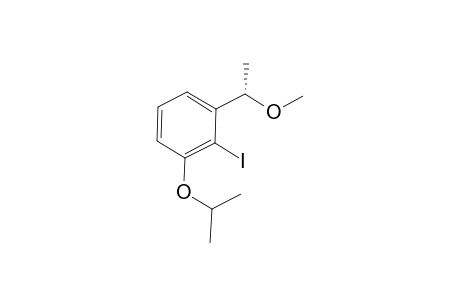 2-iodanyl-1-[(1S)-1-methoxyethyl]-3-propan-2-yloxy-benzene