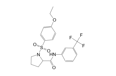 2-pyrrolidinecarboxamide, 1-[(4-ethoxyphenyl)sulfonyl]-N-[3-(trifluoromethyl)phenyl]-