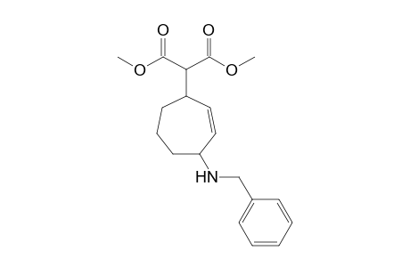 Dimethyl[4-(benzylamino)cyclohept-2-en-1-yl]malonate