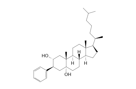 (2R,3S,5R,8S,9S,10R,13R,14S,17R)-10,13-dimethyl-17-[(2R)-6-methylheptan-2-yl]-3-phenyl-1,2,3,4,6,7,8,9,11,12,14,15,16,17-tetradecahydrocyclopenta[a]phenanthrene-2,5-diol