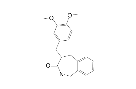 2,3,4,5-TETRAHYDRO-4-(3',4'-DIMETHOXYBENZYL)-3-OXO-1H-2-BENZAZEPINE