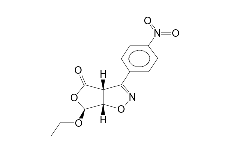 3-(4-NITROPHENYL)-4-OXO-6-ETHOXY-3A,4,6,6A-TETRAHYDROFURO[3,4-D]ISOXAZOLE