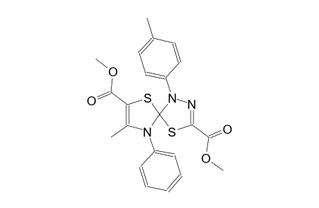 dimethyl 8-methyl-1-(4-methylphenyl)-9-phenyl-4,6-dithia-1,2,9-triazaspiro[4.4]nona-2,7-diene-3,7-dicarboxylate