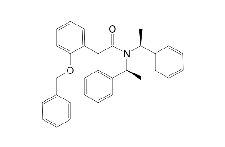 2-[2-(Benzyloxy)phenyl]-N,N-bis(1S).alpha.-phenylethyl)acetamide