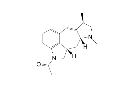 (3S, 5R, 8R)-5(10-9)abeo-1-Acetyl-2,3.beta.-Dihydro-6-methyl-8.beta.-methyl-9, 10-didehydroergoline