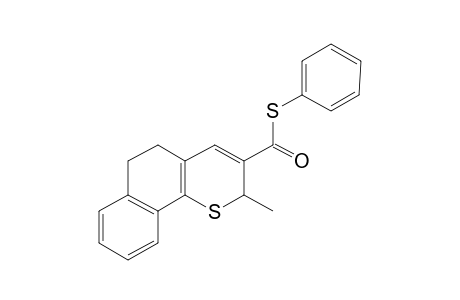S-Phenyl 5,6-dihydro-2-methyl-2H-naphtho[1,2-b]thiopyran-3-carbothioate