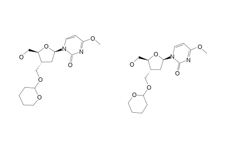 1-[2',3'-DIDEOXY-3'-C-(TETRAHYDROPYRANYLOXYMETHYL)-BETA-D-ERYTHRO-PENTOFURANOSYL]-4-METHOXYPYRIMIDIN-2(1H)-ONE