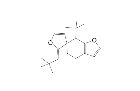 Spiro[2-(tert-Butylmethylene)-2,3-dihydrofuran-3,6'-7'-tert-butylfurano[2,3-a]cyclohexene]