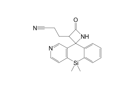 1'-(.beta.-Cyanoethyl)-10,10-dimethyl-4-oxo-spiro[9,10-dihydro-10-sila-2-azaanthracene-9,2'-azetidine]