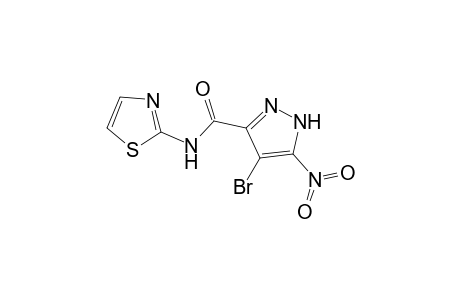 4-Bromo-5-nitro-1H-pyrazole-3-carboxylic acid thiazol-2-ylamide