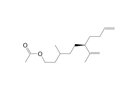 (3RS,6R)-3-Methyl-6-( 1'-methylethenyl)dec-9-en-1-yl acetate