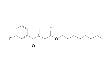 Sarcosine, N-(3-fluorobenzoyl)-, octyl ester