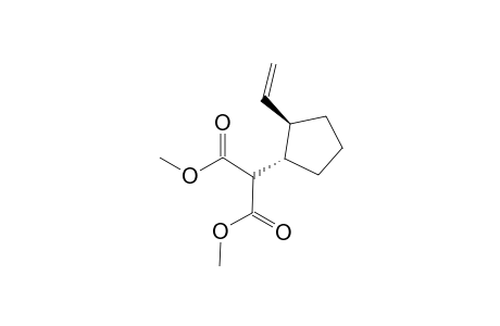 Dimethyl (1'RS,2'RS)-2-(2-vinylcyclopentyl)propanedioate