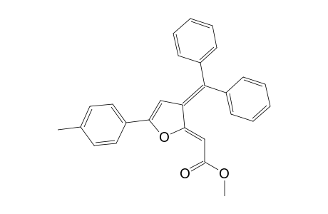 (2Z)-2-[3-(diphenylmethylene)-5-(4-methylphenyl)-2-furanylidene]acetic acid methyl ester